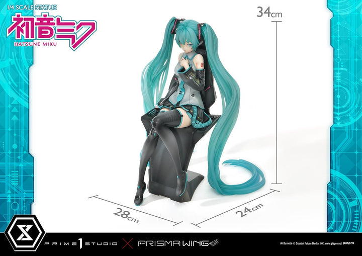 [Pre-Order] PRIME1 STUDIO - PWPCL-07S: PRISMA WING HATSUNE MIKU "ART BY NECO" 1/4 SCALE STATUE BONUS VERSION