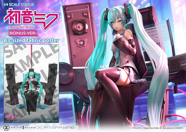 [Pre-Order] PRIME1 STUDIO - PWPCL-07S: PRISMA WING HATSUNE MIKU "ART BY NECO" 1/4 SCALE STATUE BONUS VERSION