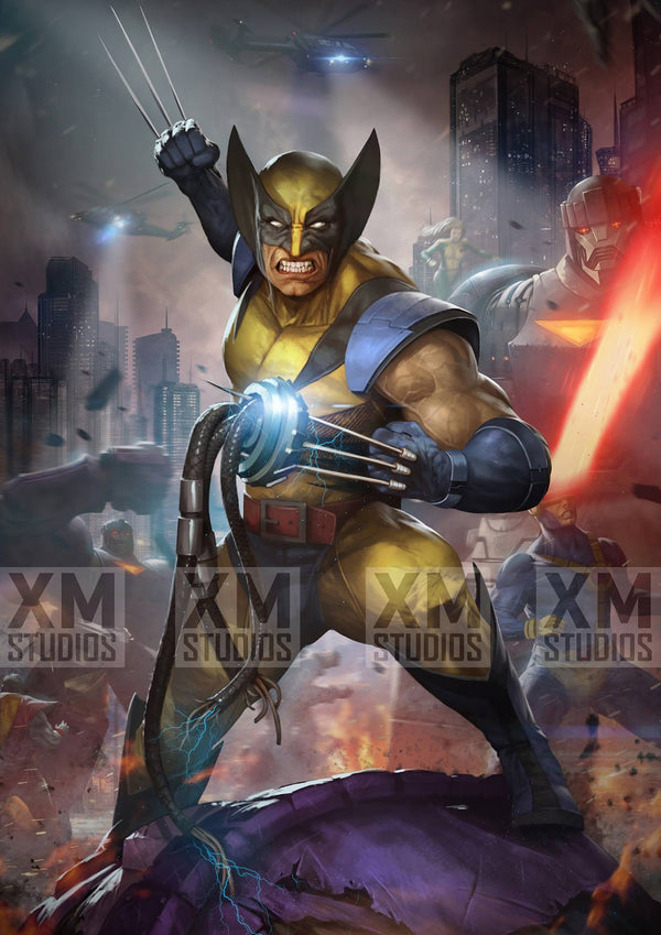 XM Studios - Premium Collectibles - Wolverine On Sentinel Head 