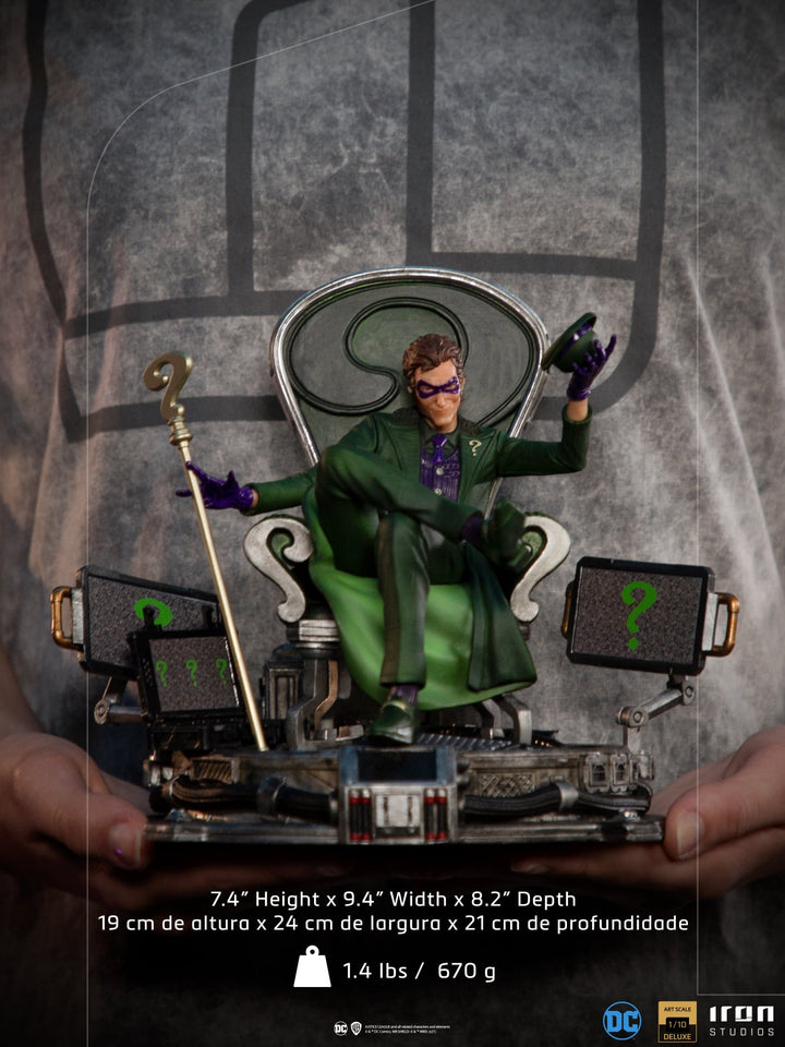 Iron Studios -THE RIDDLER DELUXE - DC Comics - Art Scale 1/10