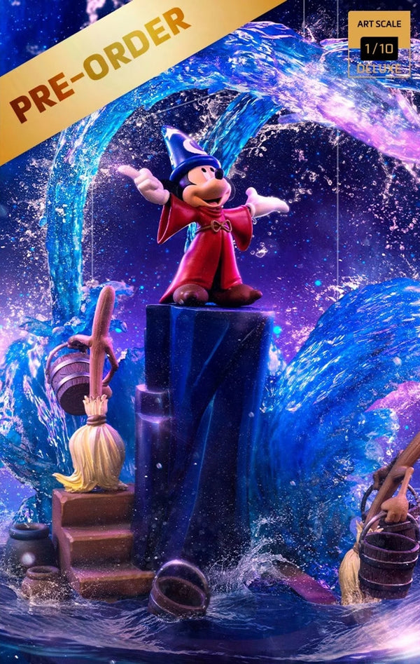 [Pre-Order] Iron Studios - Statue Mickey 100 Years – Disney 100th – Fantasia – Art Scale 1/10