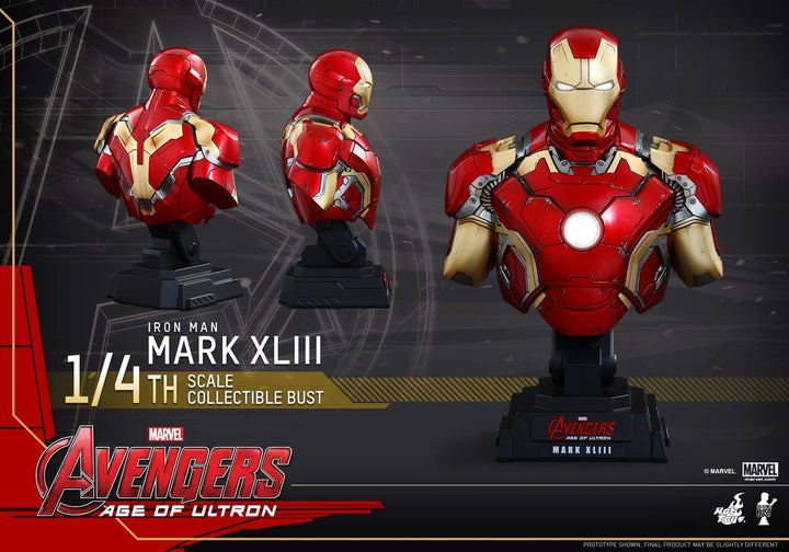 Hot Toys - Avengers: Age of Ultron: 1/4th Mark XLIII Scale Collectible Bust