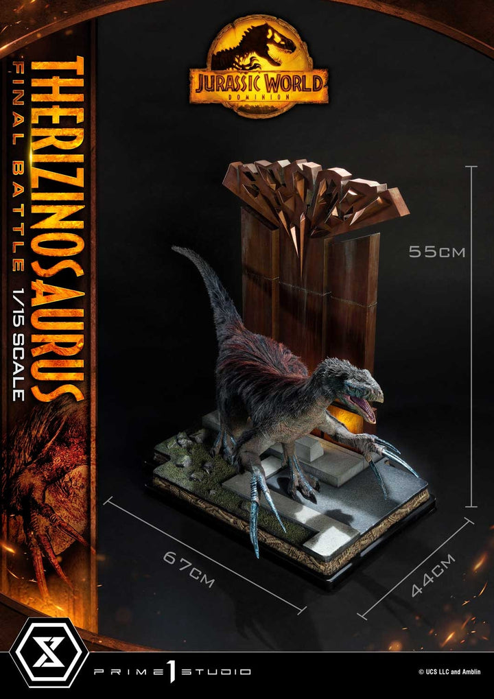 [Pre-Order] PRIME1 STUDIO - LMCJW3-02: LEGACY MUSEUM COLLECTION JURASSIC WORLD: DOMINION (FILM) THERIZINOSAURUS 1/15 SCALE