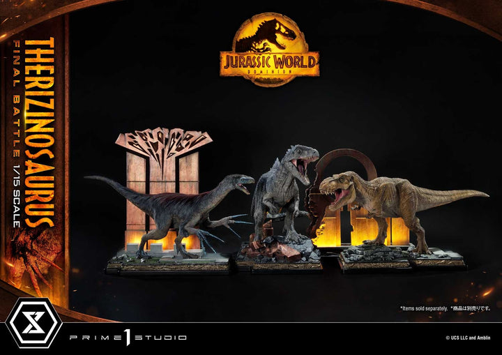 [Pre-Order] PRIME1 STUDIO - LMCJW3-02: LEGACY MUSEUM COLLECTION JURASSIC WORLD: DOMINION (FILM) THERIZINOSAURUS 1/15 SCALE