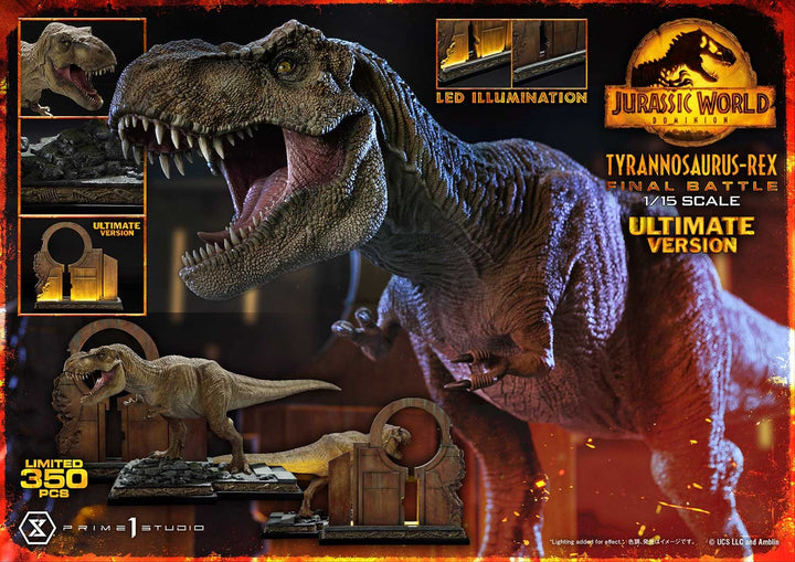 [Pre-Order] PRIME1 STUDIO - LMCJW3-03UT: JURASSIC WORLD DOMINION (FILM): TYRANNOSAURUS-REX 1/15 SCALE ULTIMATE VERSION