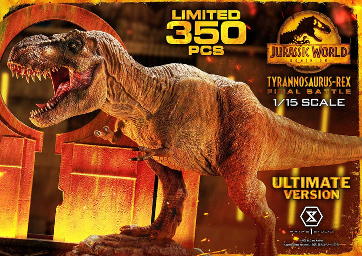 [Pre-Order] PRIME1 STUDIO - LMCJW3-03UT: JURASSIC WORLD DOMINION (FILM): TYRANNOSAURUS-REX 1/15 SCALE ULTIMATE VERSION