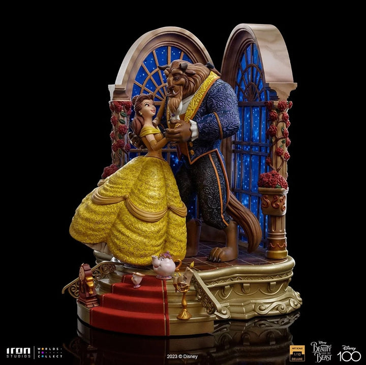 [Pre-Order] Iron Studios - Statue Beauty and the Beast Deluxe - Disney 100th - Beauty and Beast - Art Scale 1/10