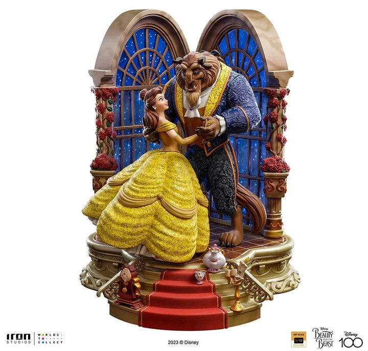 [Pre-Order] Iron Studios - Statue Beauty and the Beast Deluxe - Disney 100th - Beauty and Beast - Art Scale 1/10