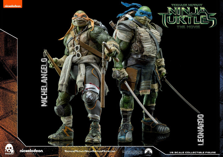  threezero -  TMNT Movie - Leonardo & Michelangelo