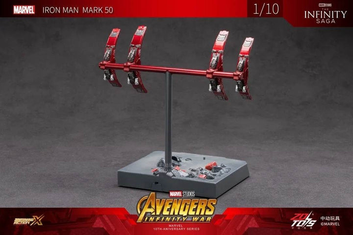 ZhongDong Toys - Iron Man MK IV with Suit-Up Gantry 1/10 Action Figure Set