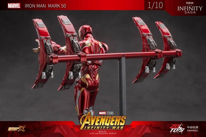 ZhongDong Toys - Iron Man MK IV with Suit-Up Gantry 1/10 Action Figure Set