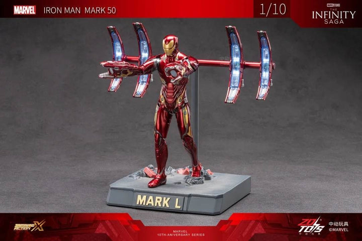 ZhongDong Toys - Iron Man MK IV with Suit-Up Gantry 1/10 Action Figure Set