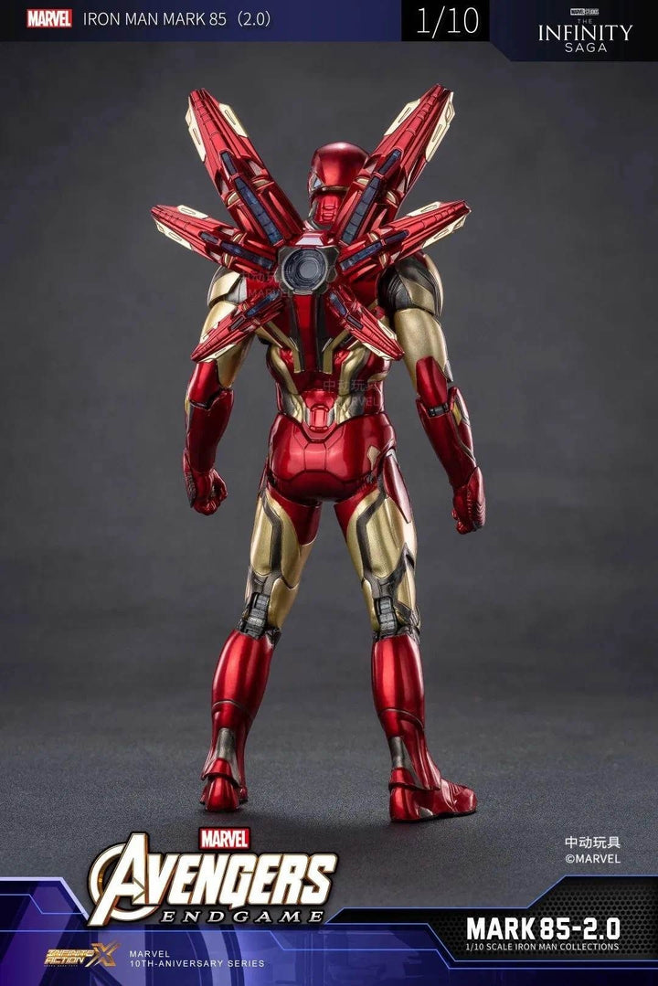 ZhongDong Toys - 1/10 Iron Man Mark 50 and Nano Floating Gun with Platform Set