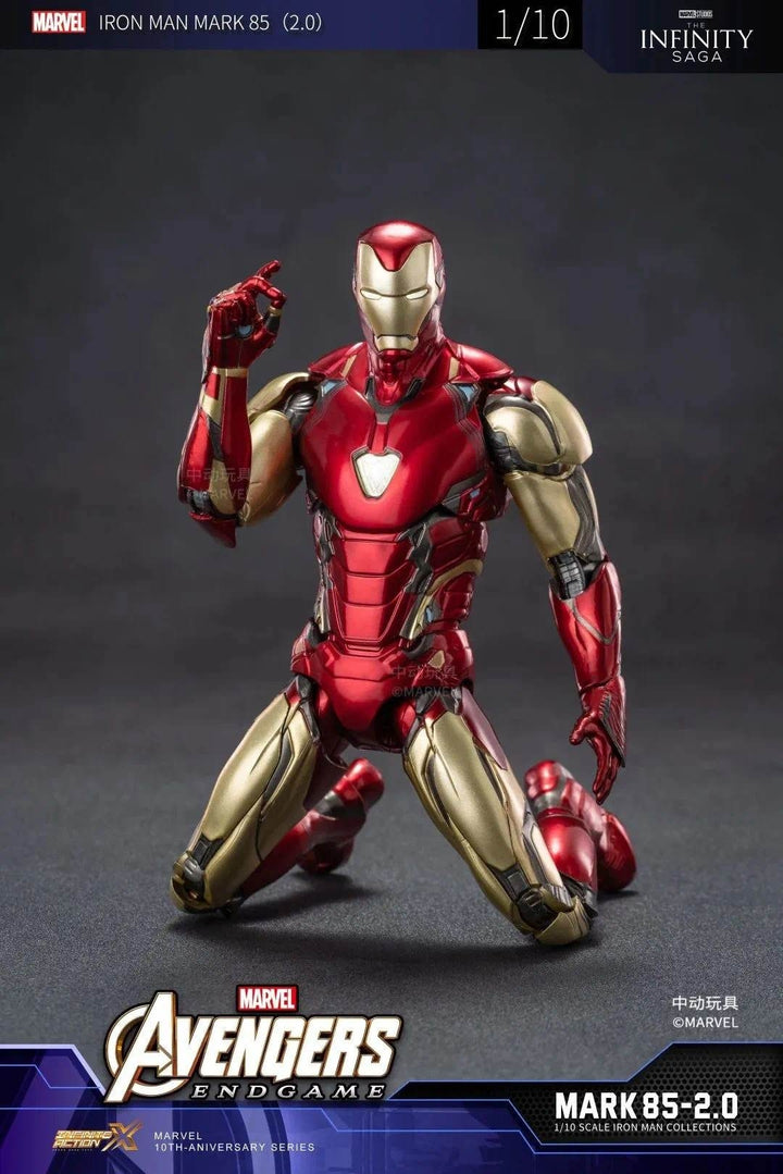 ZhongDong Toys - 1/10 Iron Man Mark 50 and Nano Floating Gun with Platform Set