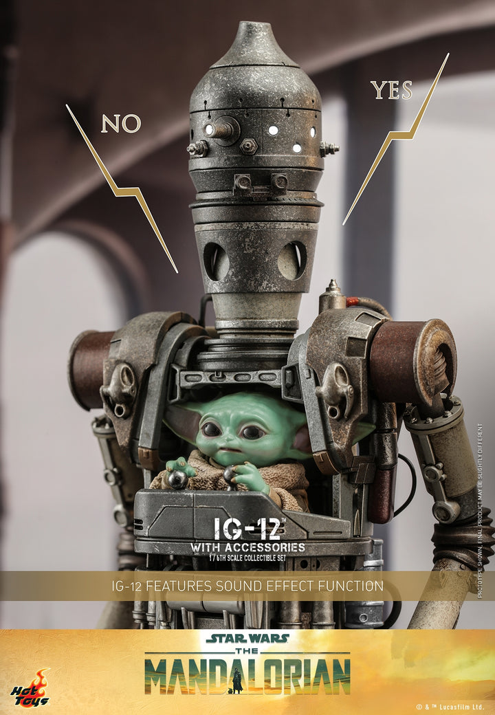 [Pre-Order] Hot Toys - TMS104 - Star Wars: The Mandalorian - 1/6th scale IG-12TM Collectible Figure