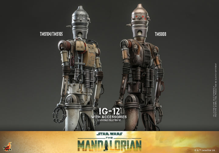 [Pre-Order] Hot Toys - TMS104 - Star Wars: The Mandalorian - 1/6th scale IG-12TM Collectible Figure