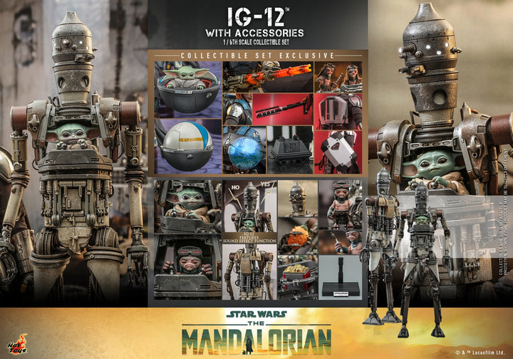 [Pre-Order] Hot Toys - TMS104 - Star Wars: The Mandalorian - 1/6th scale IG-12TM Collectible Figure