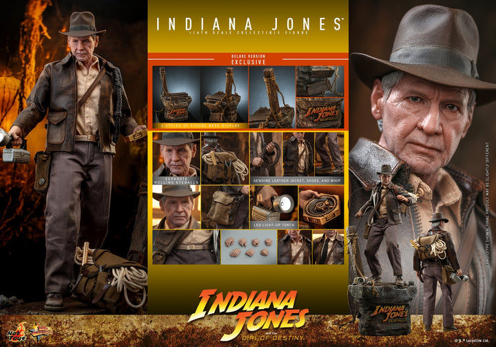 [Pre-Order] Hot Toys - MMS716 - Indiana Jones and the Dial of Destiny - 1/6th scale Indiana Jones Collectible Figure