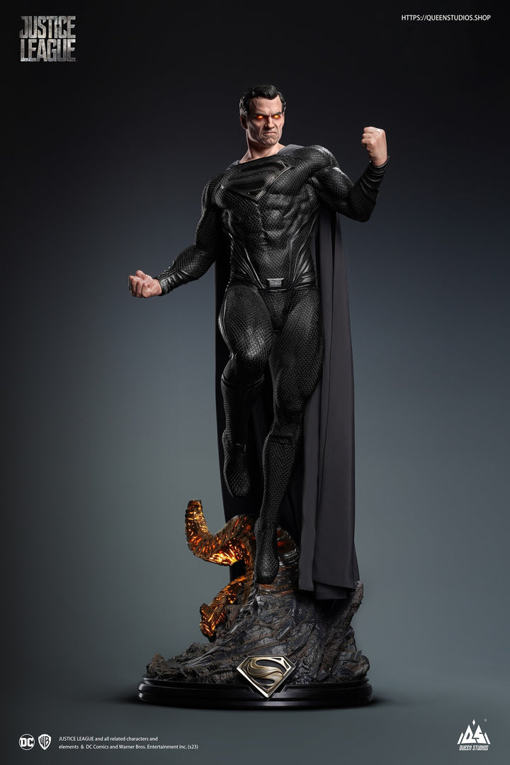 [Pre-Order] Queen Studios - SUPERMAN (HENRY CAVILL) BLACK SUIT 1/3 STATUE Regular Version