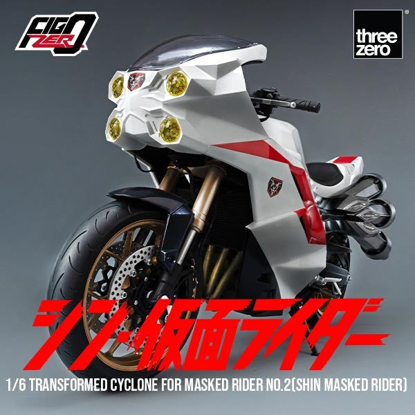 [Pre Order] Threezero - SHIN MASKED RIDER - FigZero 1/6 Transformed Cyclone for Masked Rider