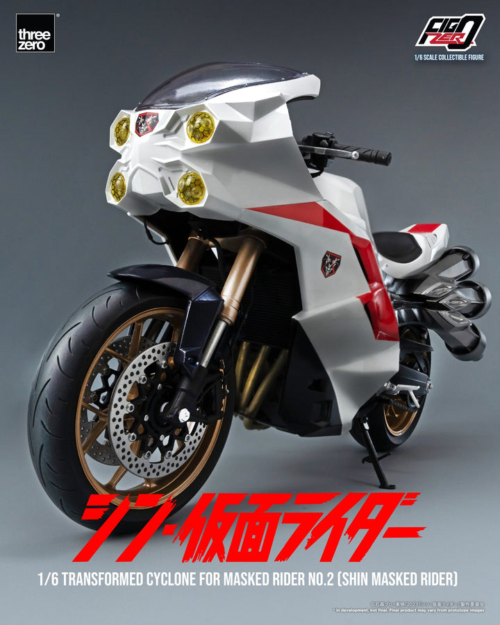 [Pre Order] Threezero - SHIN MASKED RIDER - FigZero 1/6 Transformed Cyclone for Masked Rider