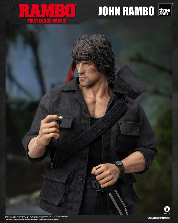 [Pre-Order] Threezero P.O - Rambo: First Blood Part II 1/6 scale John Rambo