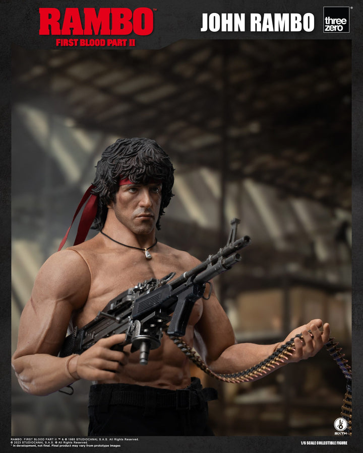 [Pre-Order] Threezero P.O - Rambo: First Blood Part II 1/6 scale John Rambo