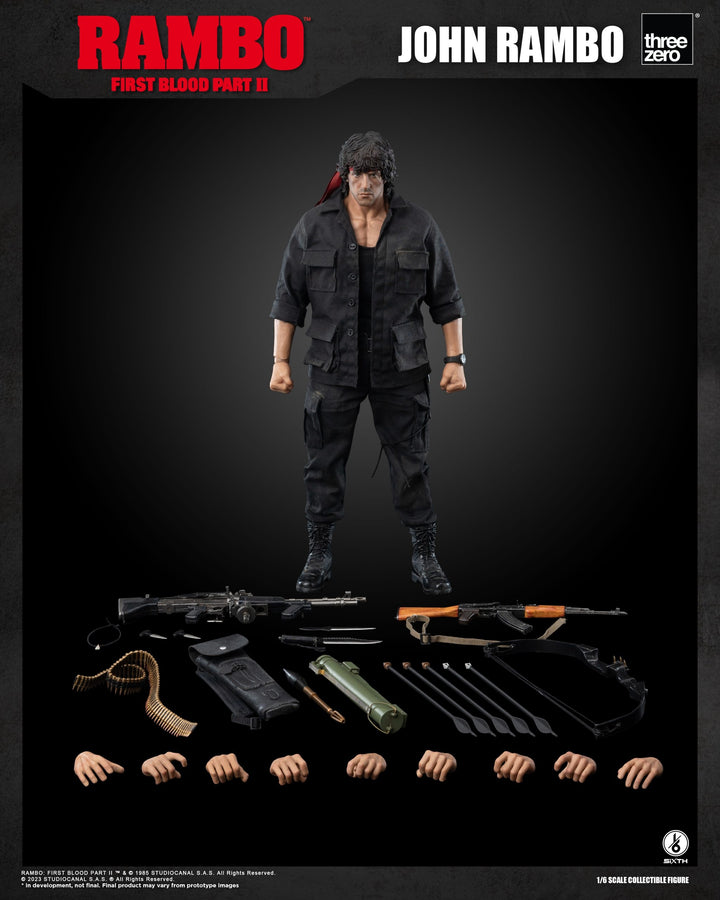 [Pre-Order] Threezero P.O - Rambo: First Blood Part II 1/6 scale John Rambo