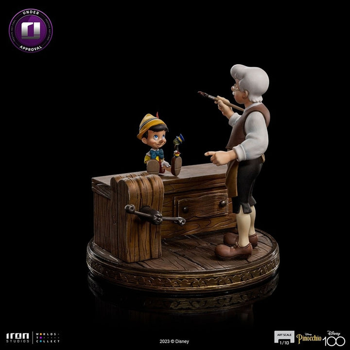 [Pre-Order] Iron Studios - Statue Pinocchio - Disney 100th - Pinocchio - Art Scale 1/10