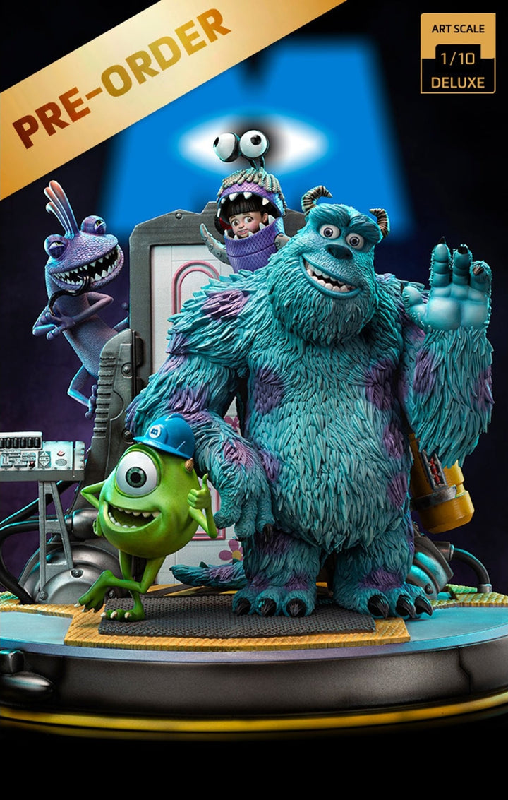 [Pre-Order] Iron Studios - Statue Monsters Inc. Diorama Deluxe - Disney 100TH - Monsters Inc - Art Scale 1/10