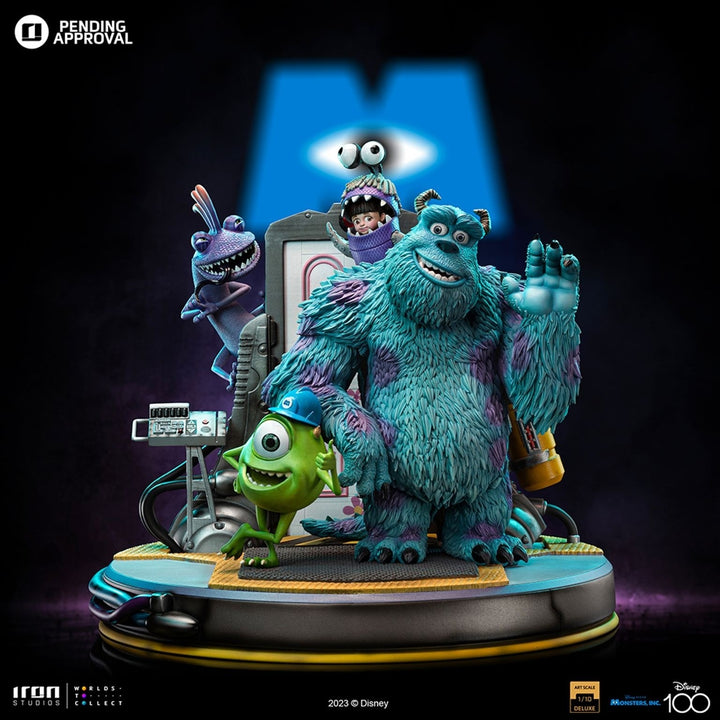 [Pre-Order] Iron Studios - Statue Monsters Inc. Diorama Deluxe - Disney 100TH - Monsters Inc - Art Scale 1/10