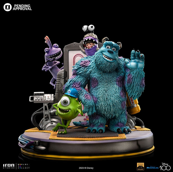 [Pre-Order] Iron Studios - Statue Monsters Inc. Diorama Deluxe - Disney 100TH - Monsters Inc - Art Scale 1/10