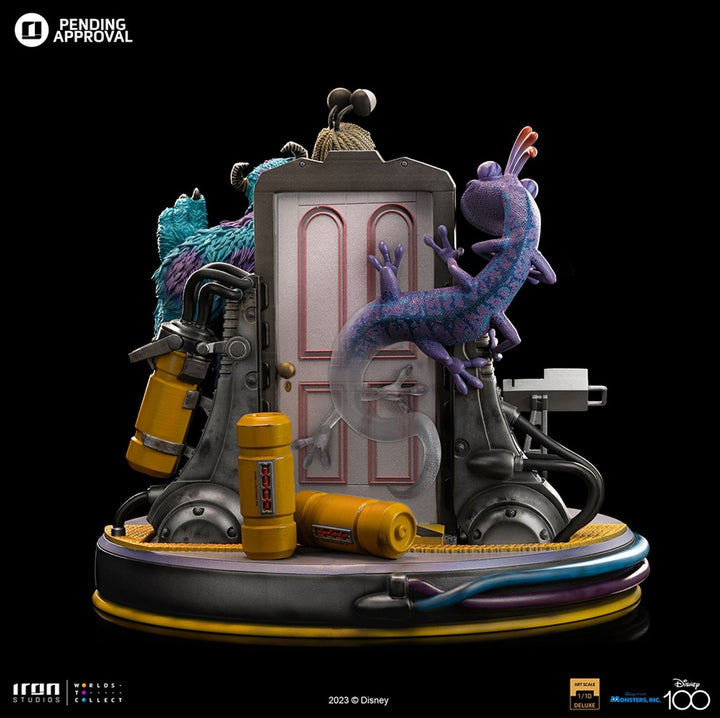 [Pre-Order] Iron Studios - Statue Monsters Inc. Diorama Deluxe - Disney 100TH - Monsters Inc - Art Scale 1/10