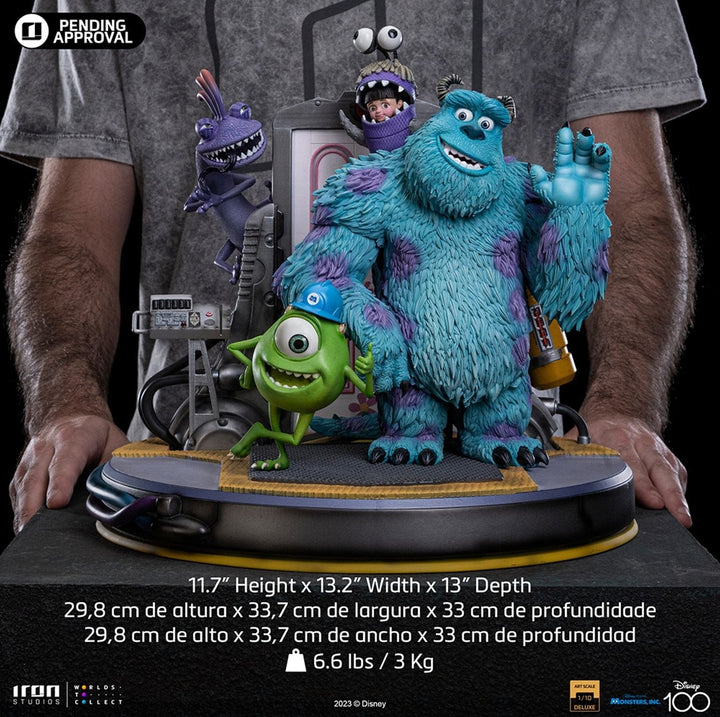 [Pre-Order] Iron Studios - Statue Monsters Inc. Diorama Deluxe - Disney 100TH - Monsters Inc - Art Scale 1/10