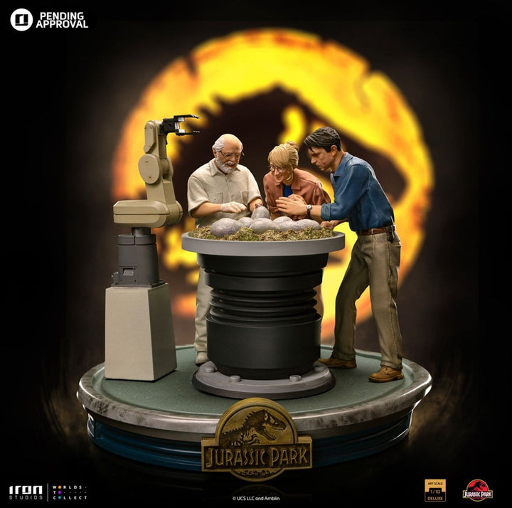 [Pre-Order] Iron Studios - Statue Dino Hatching Deluxe - Jurassic Park - Art Scale 1/10