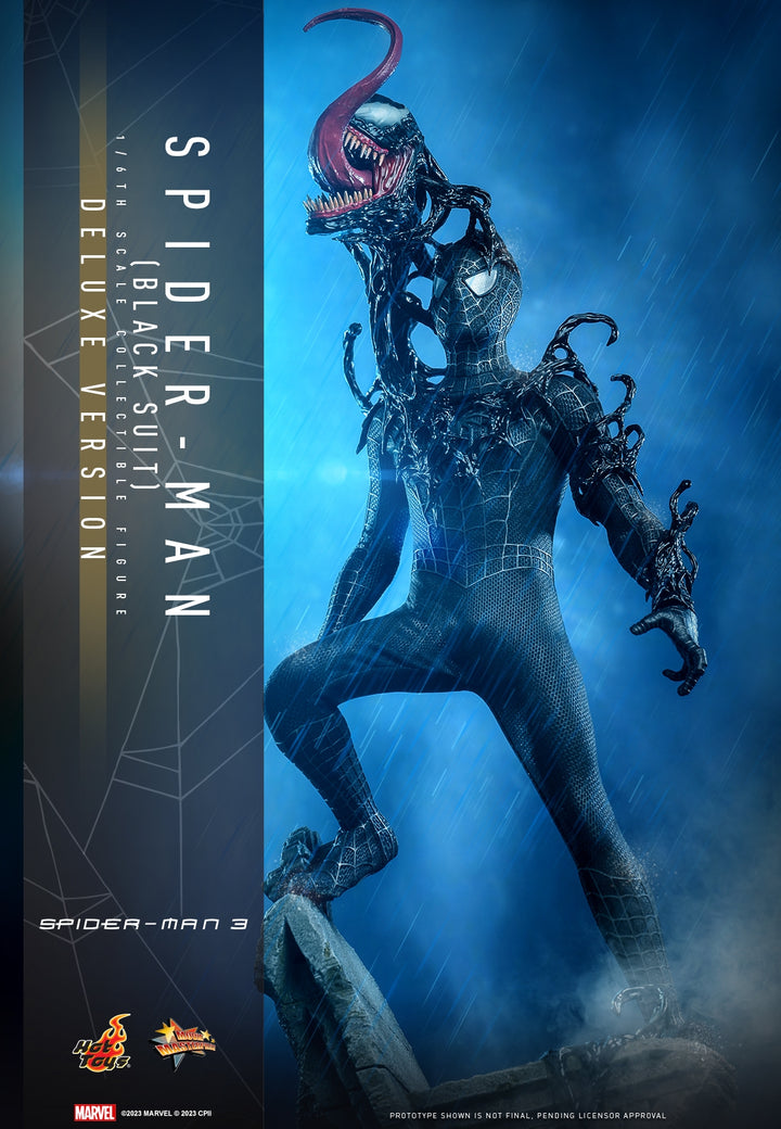 [Pre-Order] Hot Toys - MMS728 - Spider-Man 3 - 1/6th scale Spider-Man (Black Suit) Collectible Figure (Deluxe Version)