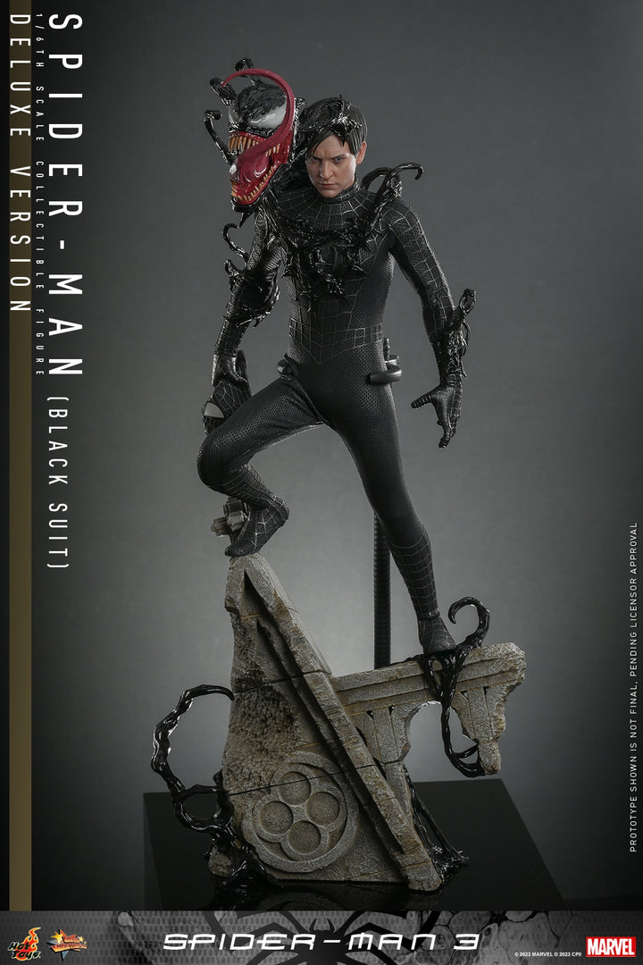 [Pre-Order] Hot Toys - MMS728 - Spider-Man 3 - 1/6th scale Spider-Man (Black Suit) Collectible Figure (Deluxe Version)