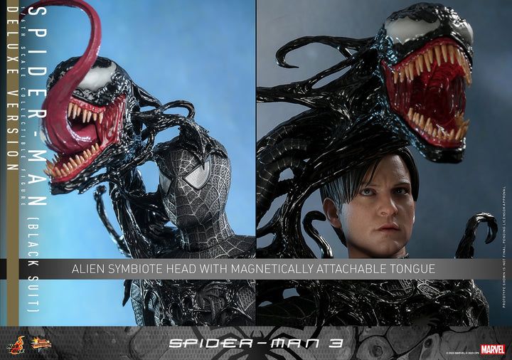 [Pre-Order] Hot Toys - MMS728 - Spider-Man 3 - 1/6th scale Spider-Man (Black Suit) Collectible Figure (Deluxe Version)