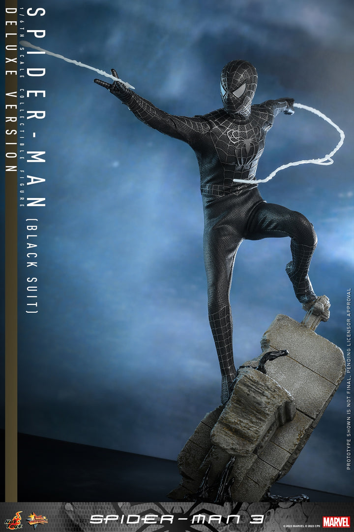 [Pre-Order] Hot Toys - MMS728 - Spider-Man 3 - 1/6th scale Spider-Man (Black Suit) Collectible Figure (Deluxe Version)