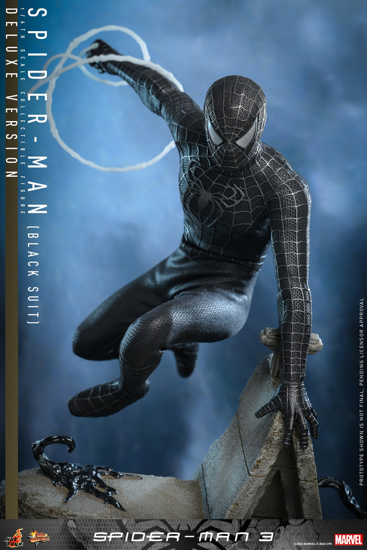 [Pre-Order] Hot Toys - MMS728 - Spider-Man 3 - 1/6th scale Spider-Man (Black Suit) Collectible Figure (Deluxe Version)