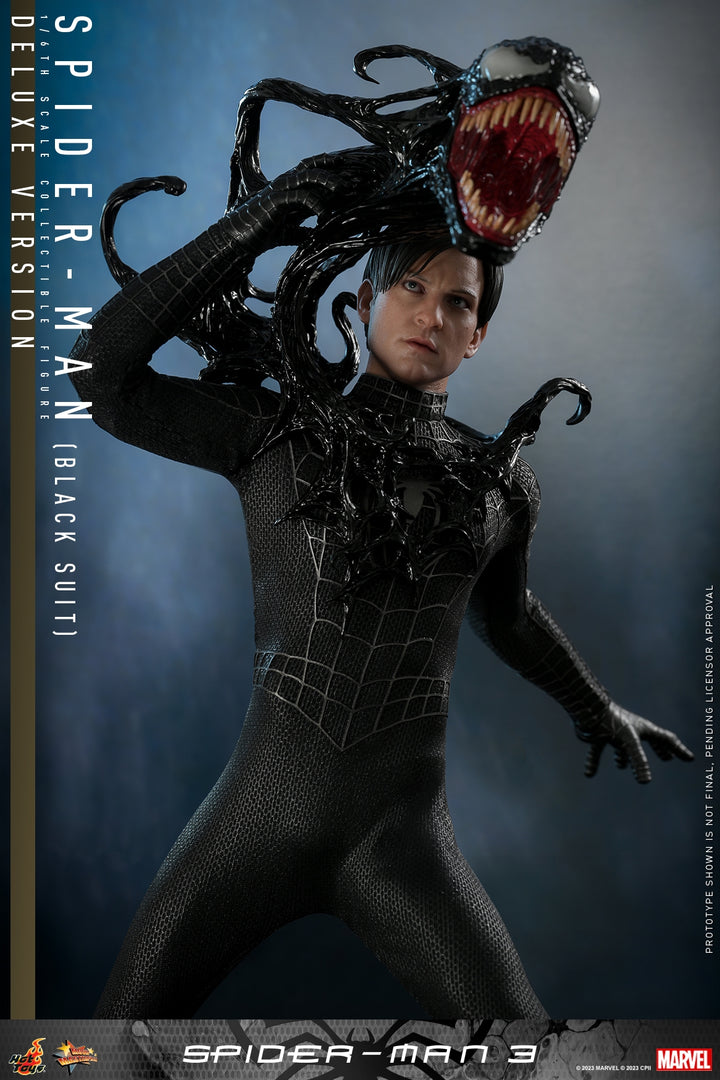 [Pre-Order] Hot Toys - MMS728 - Spider-Man 3 - 1/6th scale Spider-Man (Black Suit) Collectible Figure (Deluxe Version)