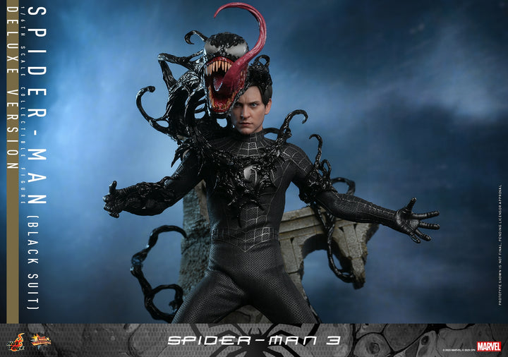 [Pre-Order] Hot Toys - MMS728 - Spider-Man 3 - 1/6th scale Spider-Man (Black Suit) Collectible Figure (Deluxe Version)