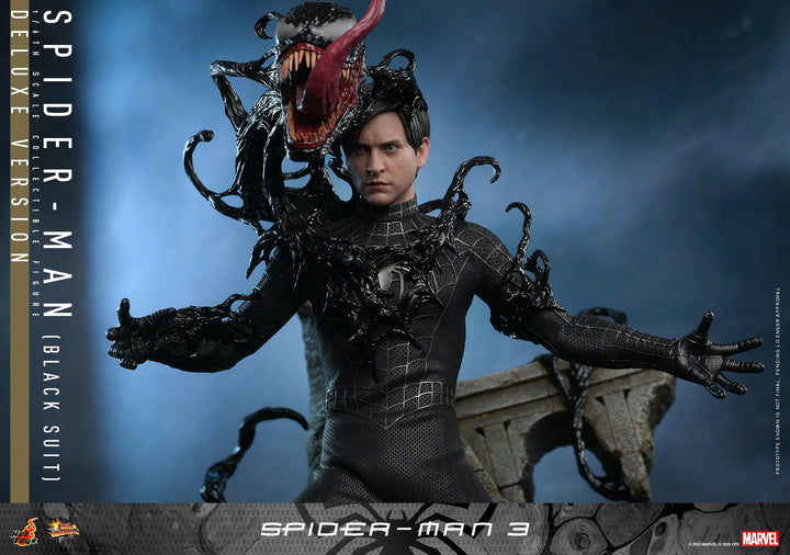 [Pre-Order] Hot Toys - MMS728 - Spider-Man 3 - 1/6th scale Spider-Man (Black Suit) Collectible Figure (Deluxe Version)