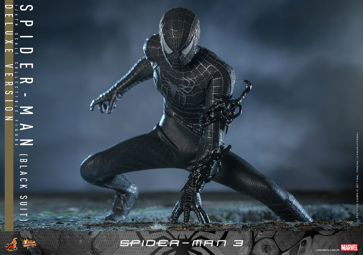 [Pre-Order] Hot Toys - MMS728 - Spider-Man 3 - 1/6th scale Spider-Man (Black Suit) Collectible Figure (Deluxe Version)