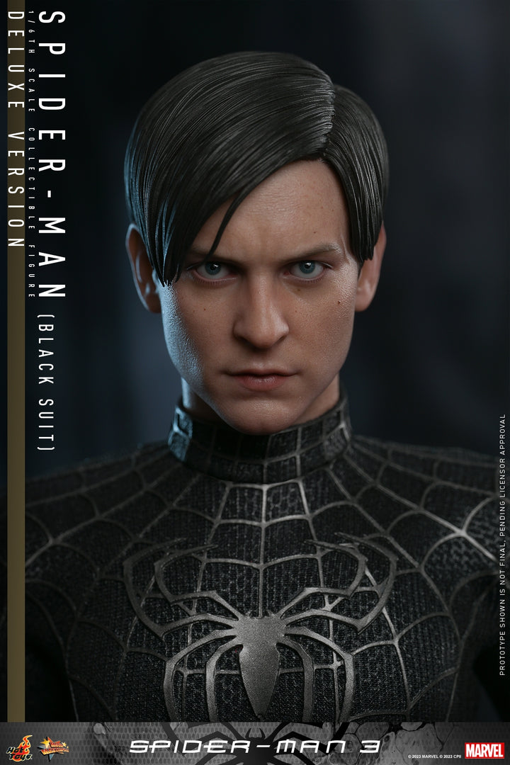 [Pre-Order] Hot Toys - MMS728 - Spider-Man 3 - 1/6th scale Spider-Man (Black Suit) Collectible Figure (Deluxe Version)