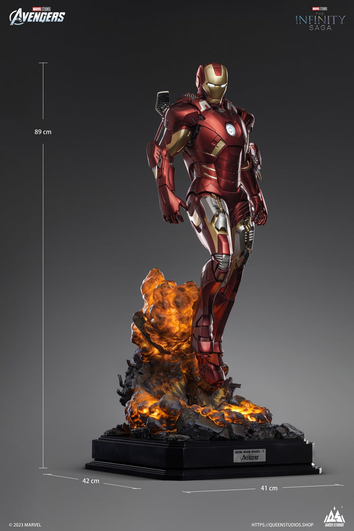 [Pre-Order] Queen Studios - 1/3 Iron Man Mark 7 Regular Edition