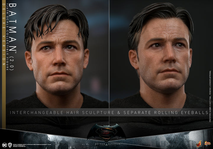 [Pre-Order] Hot Toys - MMS732 - Batman v Superman: Dawn of Justice - 1/6th scale Batman (2.0) Collectible Figure (Deluxe Ver.)