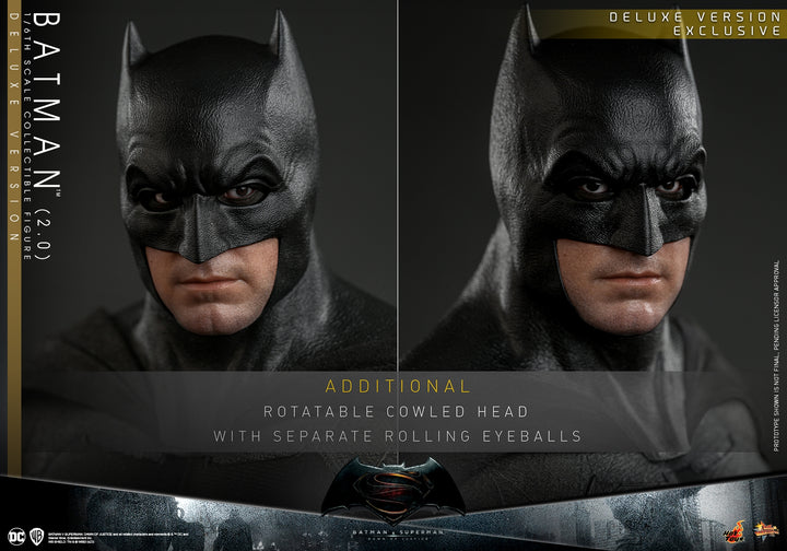 [Pre-Order] Hot Toys - MMS732 - Batman v Superman: Dawn of Justice - 1/6th scale Batman (2.0) Collectible Figure (Deluxe Ver.)