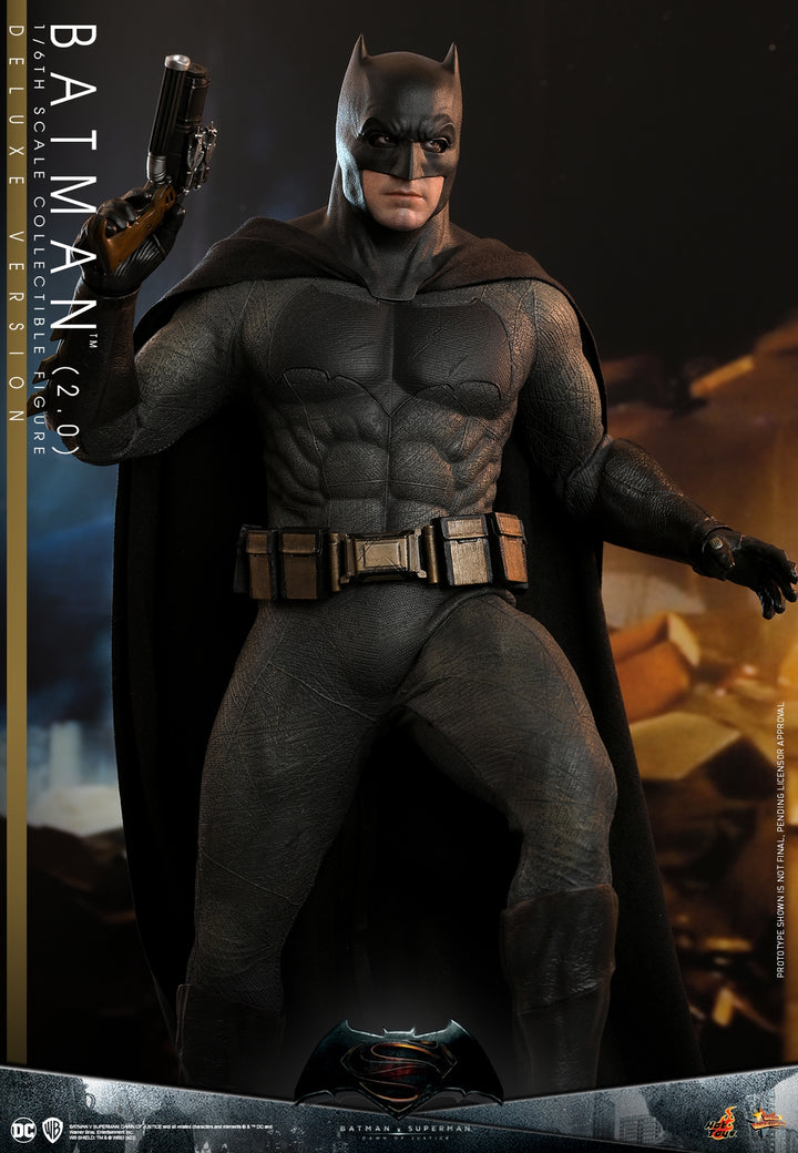 [Pre-Order] Hot Toys - MMS732 - Batman v Superman: Dawn of Justice - 1/6th scale Batman (2.0) Collectible Figure (Deluxe Ver.)