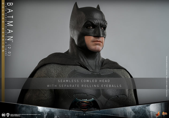 [Pre-Order] Hot Toys - MMS732 - Batman v Superman: Dawn of Justice - 1/6th scale Batman (2.0) Collectible Figure (Deluxe Ver.)